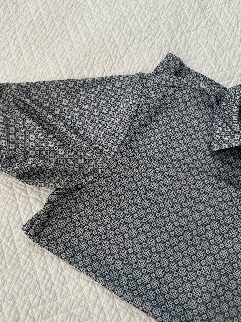 Grand Slam Men's Dark Gray Geometric Dri-Fit Polo Size M Golf Active Athletic - Picture 6 of 10